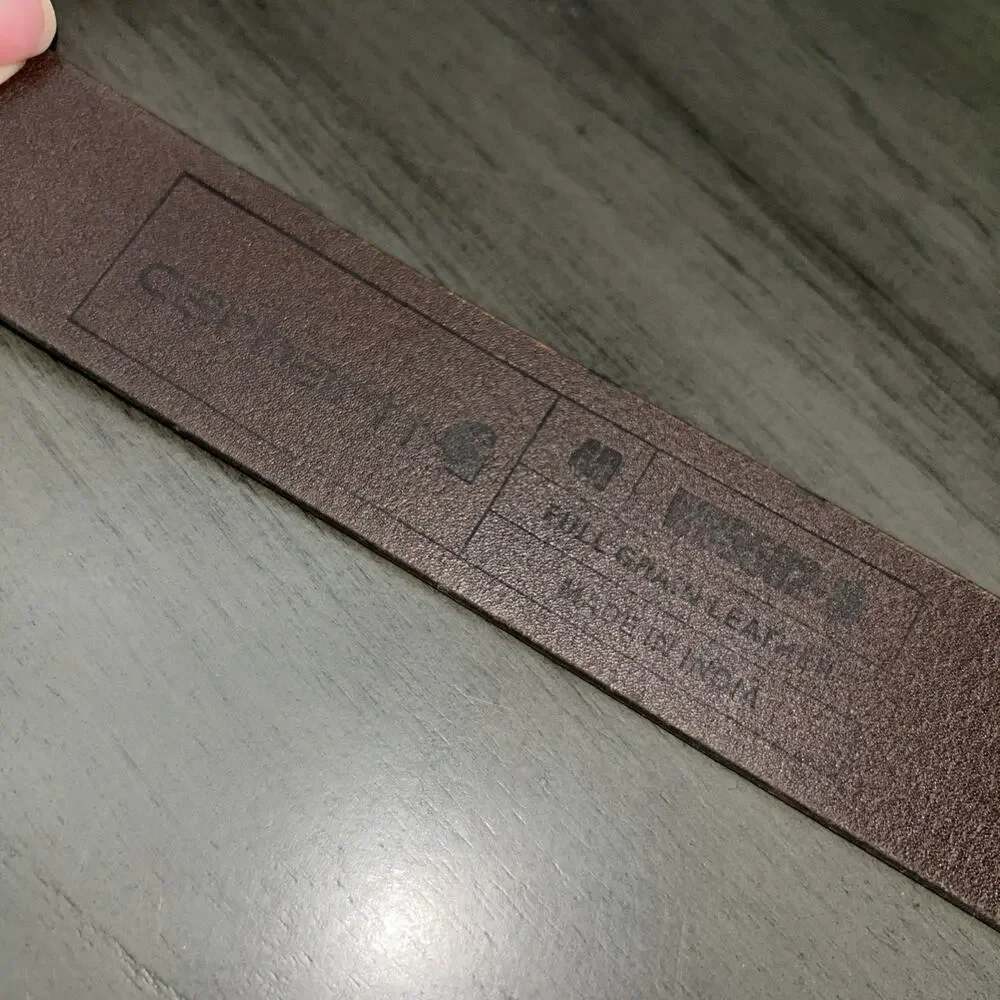 Carhartt Men's Brown Legacy Saddle Leather Belt Size 40